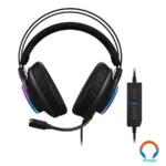 Diadema Gaming GIGABYTE AORUS H1 RGB / Usb 2.0 / Silenciador De Sonido Exterior / Controlador / Micrófono / Canal 7.1 / Negro - Image 3