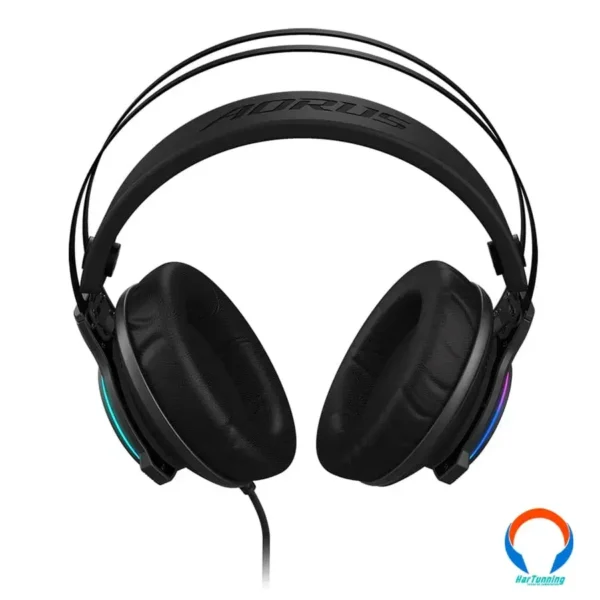 Diadema Gaming GIGABYTE AORUS H1 RGB / Usb 2.0 / Silenciador De Sonido Exterior / Controlador / Micrófono / Canal 7.1 / Negro - Image 5