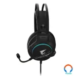 Diadema Gaming GIGABYTE AORUS H1 RGB / Usb 2.0 / Silenciador De Sonido Exterior / Controlador / Micrófono / Canal 7.1 / Negro - Image 7