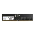 Memoria RAM ADATA 8GB U-Dimm / 4800MHz* OC / Ddr5 Pc5-38400 / Negro / PC Desktop