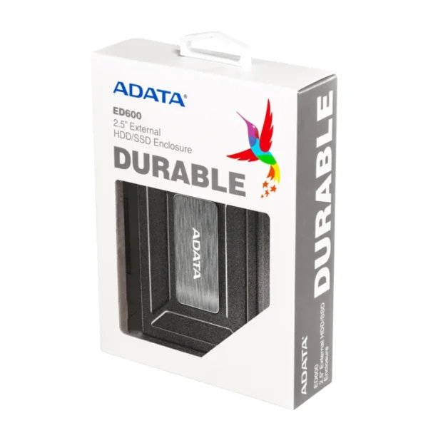 Gabinete para Disco Duro o SSD ADATA / ED600 / Serial Sata III / 2.5" / 3.0 / Color Negro - Image 3