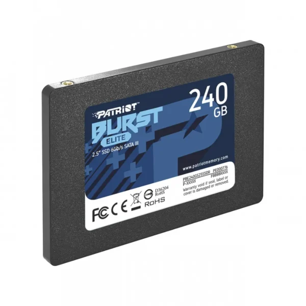 Unidad SSD Patriot Burst / 240GB / 2.5" / SATA III 6Gb/s / 7MM / 3D Nand / Lectura 560MB/S, Escritura 540MB/S - Image 3