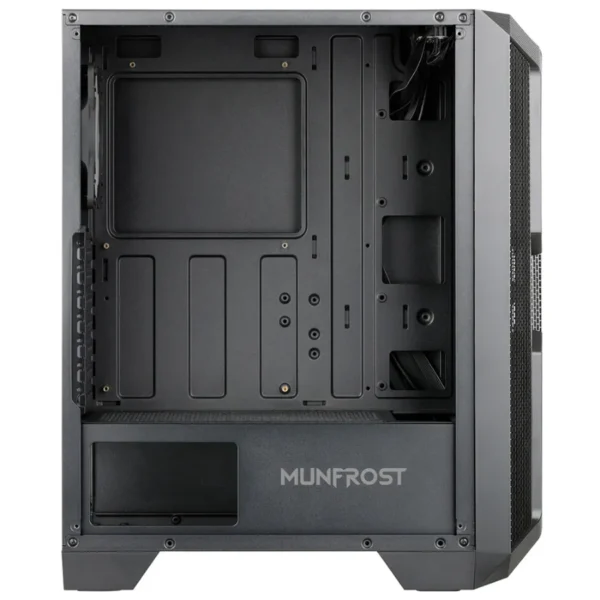 Gabinete Gamer MUNFROST Luft ARGB / Atx, Micro Atx, Mini-Itx / Cristal Templado / Usb 3.0 / 4 Vent. Incluidos / Negro - Image 3
