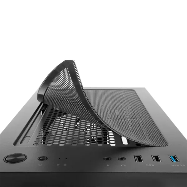 Gabinete Gamer MUNFROST Luft ARGB / Atx, Micro Atx, Mini-Itx / Cristal Templado / Usb 3.0 / 4 Vent. Incluidos / Negro - Image 6