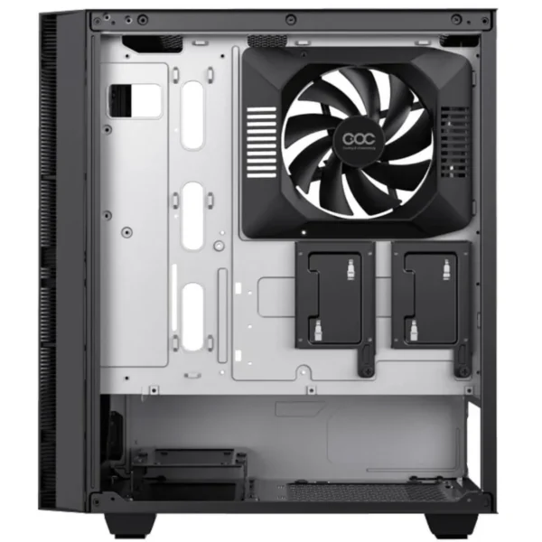 Gabinete Gamer MUNFROST Fulgor / E-ATX, ATX, Micro ATX, Mini-ITX / Cristal Templado / Usb 3.0 / 2 Vent. Incluidos / Negro Con Gris - Image 7