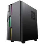 Gabinete Gamer MUNFROST Fulgor / E-ATX, ATX, Micro ATX, Mini-ITX / Cristal Templado / Usb 3.0 / 2 Vent. Incluidos / Negro Con Gris - Image 3
