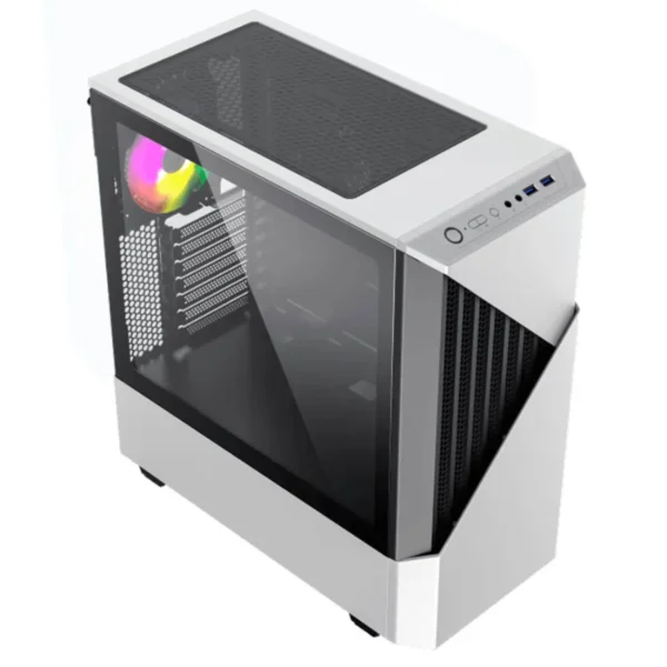 Gabinete Gamer MUNFROST Panda Pro / E-ATX, ATX, Micro ATX, Mini-ITX / Cristal Templado / Usb 3.1 / 3 Vent. Incluidos / Negro Con Blanco - Image 4