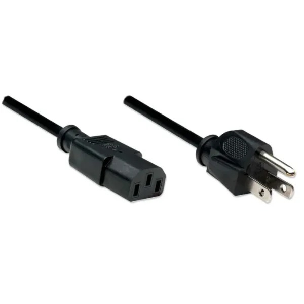 Cable de Corriente Para PC Escritorio 1.8M / Manhattan / Negro / 300179 - Image 2