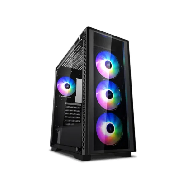 Gabinete DEEPCOOL Matrexx 50 ADD RGB 4F / E-ATX, ATX, Micro-ATX, Mini-ITX / Cristal Templado / 4 Vent. Incluidos / Negro - Image 1