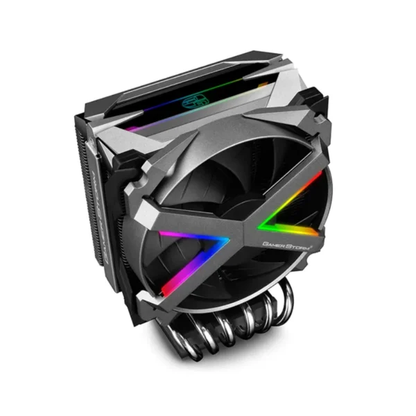 Disipador De Aire DEEPCOOL Fryzen Tr4 ARGB / Ventilador 120mm / 3 pines / 500-1800 Rpm / Negro Con Plata - Image 2