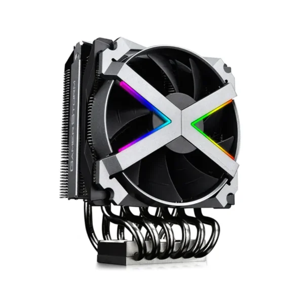 Disipador De Aire DEEPCOOL Fryzen Tr4 ARGB / Ventilador 120mm / 3 pines / 500-1800 Rpm / Negro Con Plata - Image 1