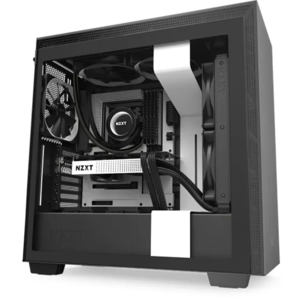 Gabinete NZXT H710 / ATX, Micro-ATX, Mini-ITX / Cristal Templado / 4 Vent. Incluidos / Blanco - Image 3