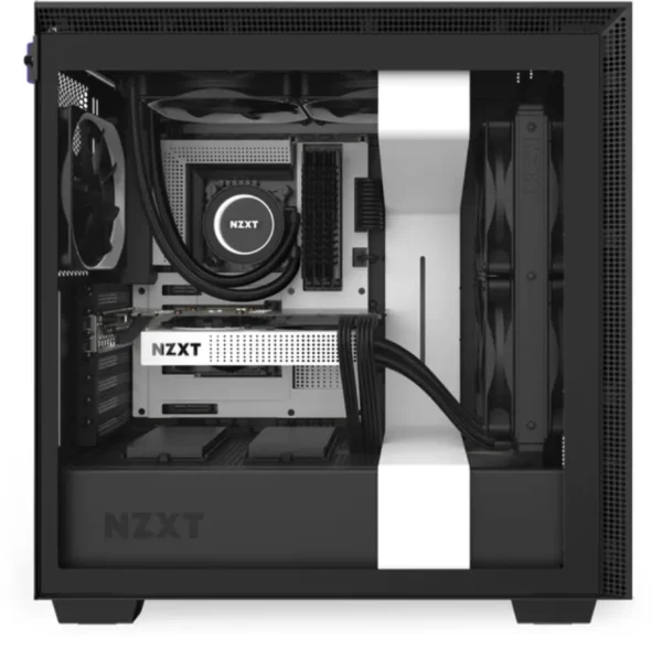 Gabinete NZXT H710 / ATX, Micro-ATX, Mini-ITX / Cristal Templado / 4 Vent. Incluidos / Blanco - Image 4