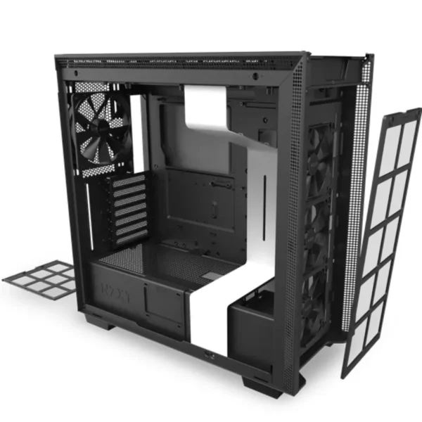 Gabinete NZXT H710 / ATX, Micro-ATX, Mini-ITX / Cristal Templado / 4 Vent. Incluidos / Blanco - Image 5