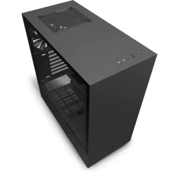 Gabinete NZXT H510 / ATX, Micro-ATX, Mini-ITX / Cristal Templado / 2 Vent. Incluidos / Negro - Image 1