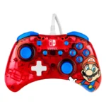 Control Para Nintendo Switch Rock Candy Mario Punch / Alámbrico / Rojo/Azul / PDP