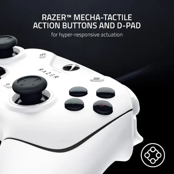 Control Razer Wolverine V2 Gamepad / PC, Xbox One, Xbox Series S, Xbox Series X / Alámbrico / 3,5MM / Blanco / RZ06-03560200-R3U1 - Image 3