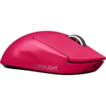 Mouse LOGITECH PRO X Superlight / Inalámbrico Memoria Integrada / 5 Botones / 25600 Dpi / Sistema De Tensión De Click / Rosa