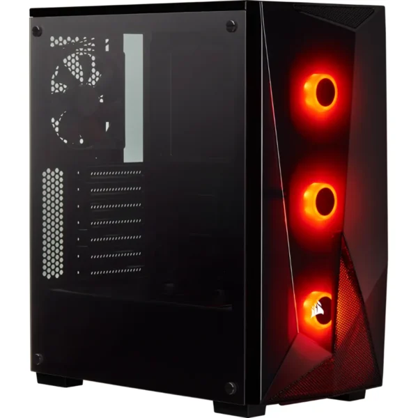 Gabinete CORSAIR Carbide Spec Delta / ATX, Micro-ATX, Mini-IXT / Cristal Templado / 4 Vent. Incluidos / Rgb  / Negro - Image 1