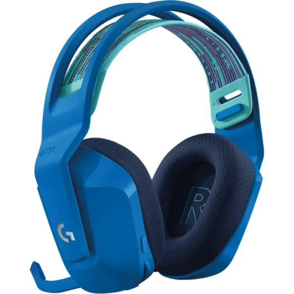 Diadema Gaming Logitech G733 / Inalámbrico / Iluminación RGB Lightsync / Micrófono Desmontable / Batería Recargable / Azul - Image 2