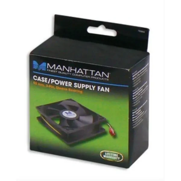 Ventilador MANHATTAN / 80mm / 3 Pines / 2500Rpm / 29 dBA / 31 Cfm / Negro - Image 4