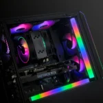 Tira LED ARGB MUNFROST Bifrost / Acrílico 30cm / Magnética / Light Sync con Motherboard / 3 Pines 5V / Compatible con Aura Sync, RGB Fusion, MSI Mystic