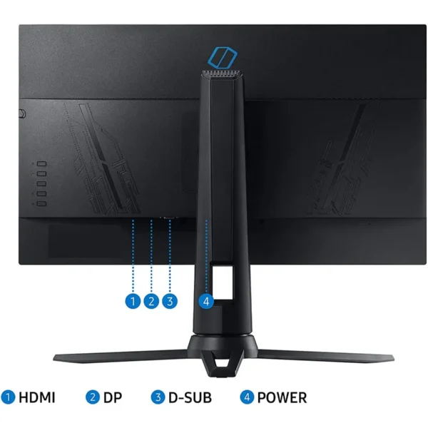 Monitor SAMSUNG ODYSSEY LCD / 27" / 1920 X 1080 / 1MS / 144 Hz / Va / Hdmi, Vga, Dp / Amd Freesync / Negro - Image 8