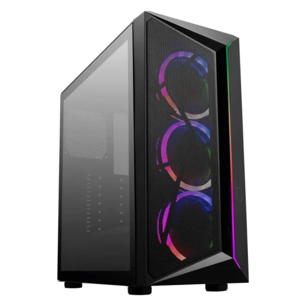 Gabinete COOLER MASTER CMP 510 ARGB / ATX, Micro-ATX, Mini-ITX / Cristal Templado / 3 Vent. Incluidos / Negro - Image 2