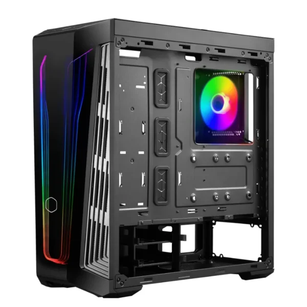 Gabinete COOLER MASTER Masterbox540 / ARGB / E-ATX, ATX, Micro ATX, Mini ITX / Cristal Templado / 1 Vent. Incluido / Negro - Image 8