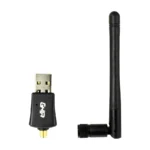 Adaptador Antena Wifi GHIA / Usb 2.0 / Inalámbrico / 300 Mbps / Alta Velocidad / Con Antena / Negro / GNW-U4 - Image 2