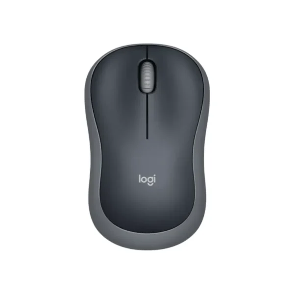 Mouse LOGITECH Óptico M185 / Inalámbrico / USB / Windows, macOS, Chrome OS y Linux / Negro Con Gris - Image 2