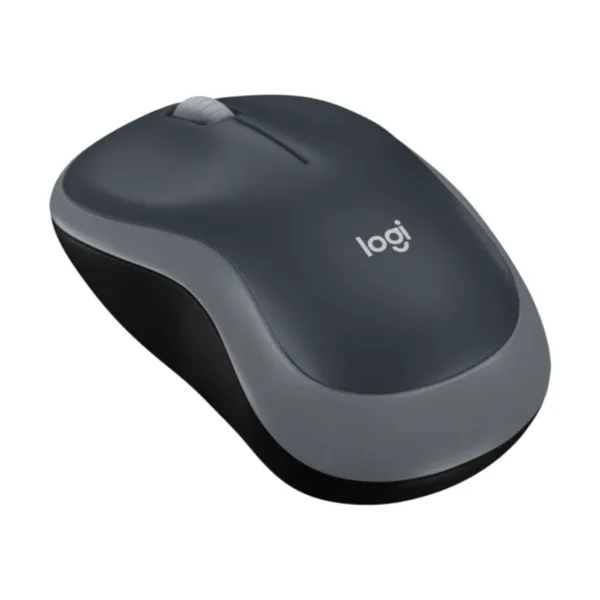 Mouse LOGITECH Óptico M185 / Inalámbrico / USB / Windows, macOS, Chrome OS y Linux / Negro Con Gris - Image 1