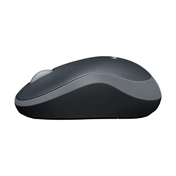 Mouse LOGITECH Óptico M185 / Inalámbrico / USB / Windows, macOS, Chrome OS y Linux / Negro Con Gris - Image 3