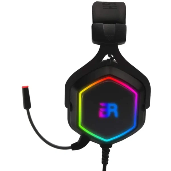 Diadema Balam Rush Gaming Hesix Spectrum RGB 7.1 / Micrófono Desmontable / Conexion Usb / 2.1Metros / Negro - Image 3