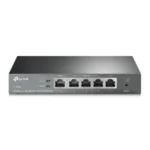 Ruteador Tp-link TL-R605 / Alámbrico / 4 Puertos / RJ-45 / 1 Puerto LAN, 3 Puertos WAN / Gris Metal