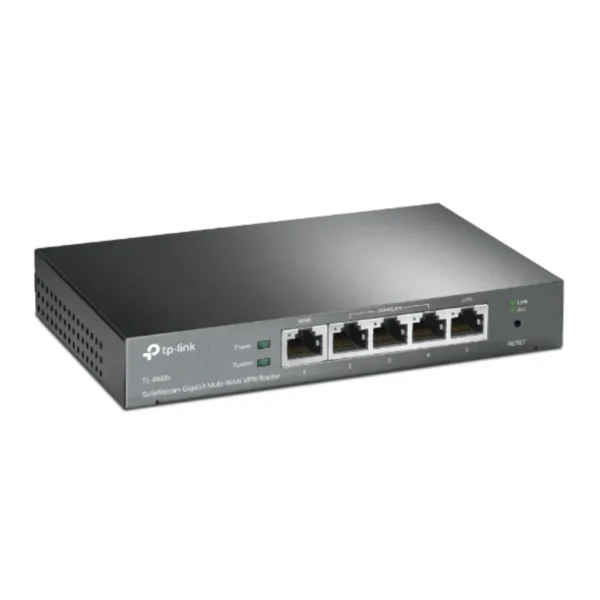 Ruteador Tp-link TL-R605 / Alámbrico / 4 Puertos / RJ-45 / 1 Puerto LAN, 3 Puertos WAN / Gris Metal - Image 2