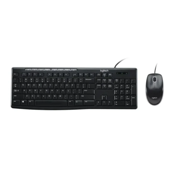 Kit De Teclado Y Mouse Logitech MK200 / Alámbrico / Multimedia / Óptico / Usb / Negro - Image 1