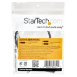 Adaptador De Auriculares STARTECH / Mini Jack 3.5mm / 4 Pines A Conectores Separados De Auriculares Y De Micrófono / Negro - Image 5