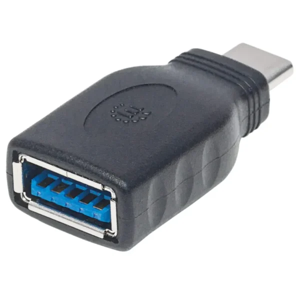 Adaptador MANHATTAN / Usb C Macho - Usb A Hembra / Velocidades Hasta 5Gbps / Negro - Image 3