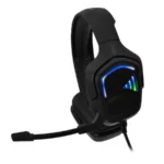 Diadema Gaming Gamdias HEBE E2 / Alámbrico / 3.5 Mm, Usb / Micrófono Omnidireccional / RGB / Negro