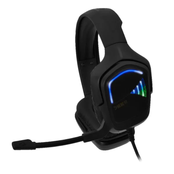 Diadema Gaming Gamdias HEBE E2 / Alámbrico / 3.5 Mm, Usb / Micrófono Omnidireccional / RGB / Negro - Image 1