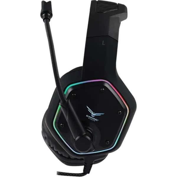Diadema Gaming Naceb NAJA / Alámbrico / Usb / Sonido 7.1 / Micrófono / RGB / Negro - Image 4