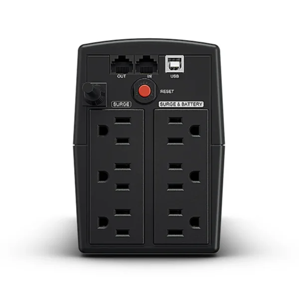 No Break CYBERPOWER / 750VA / 325W / 6 Contactos / 30MIN De Respaldo / Negro - Image 3