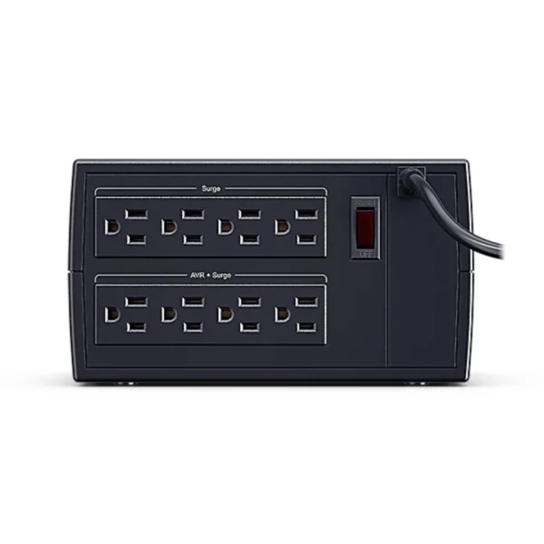 Regulador CYBERPOWER / 1000VA / 500W / 8 Contactos / Negro / CL1000VR - Image 3