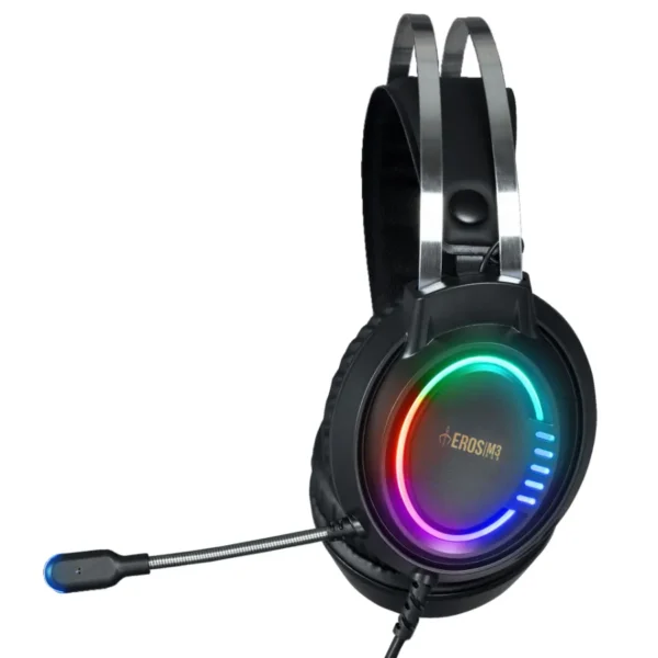 Diadema Gaming Gamdias GD-EROS M3 / Alámbrico / Usb / Micrófono Omnidireccional / RGB / Negro - Image 2