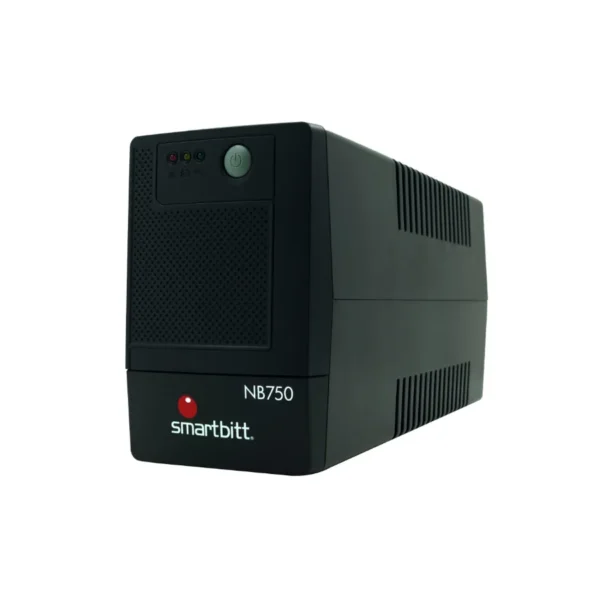 No Break SMARTBITT NB750 / 750VA / 375W / 6 Contactos / 25MIN De Respaldo / Negro / SBNB750 - Image 1