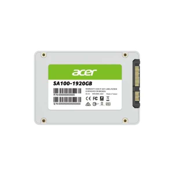 Ssd Acer SA100 / 480GB / Sata III / 6.0 GB/s / 2.5" / Lectura 560 Mb/s, Escritura 500 Mb/s - Image 4