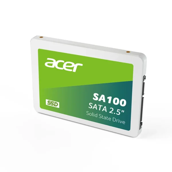 Ssd Acer SA100 / 480GB / Sata III / 6.0 GB/s / 2.5" / Lectura 560 Mb/s, Escritura 500 Mb/s - Image 1