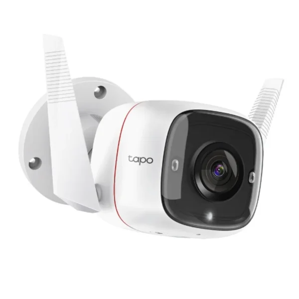 Cámara De Vigilancia IP TP-LINK TAPO C310 / 3Mp / Tipo Cubo / 2304x1296 / H.264 / Lente 3.8mm / IR 30 Metros / Ip66 / Visión Nocturna / Micrófono / Exterior / Blanco - Image 1