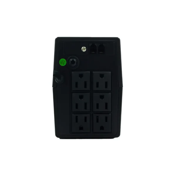 No Break SMARTBITT NB750 / 750VA / 375W / 6 Contactos / 25MIN De Respaldo / Negro / SBNB750 - Image 4
